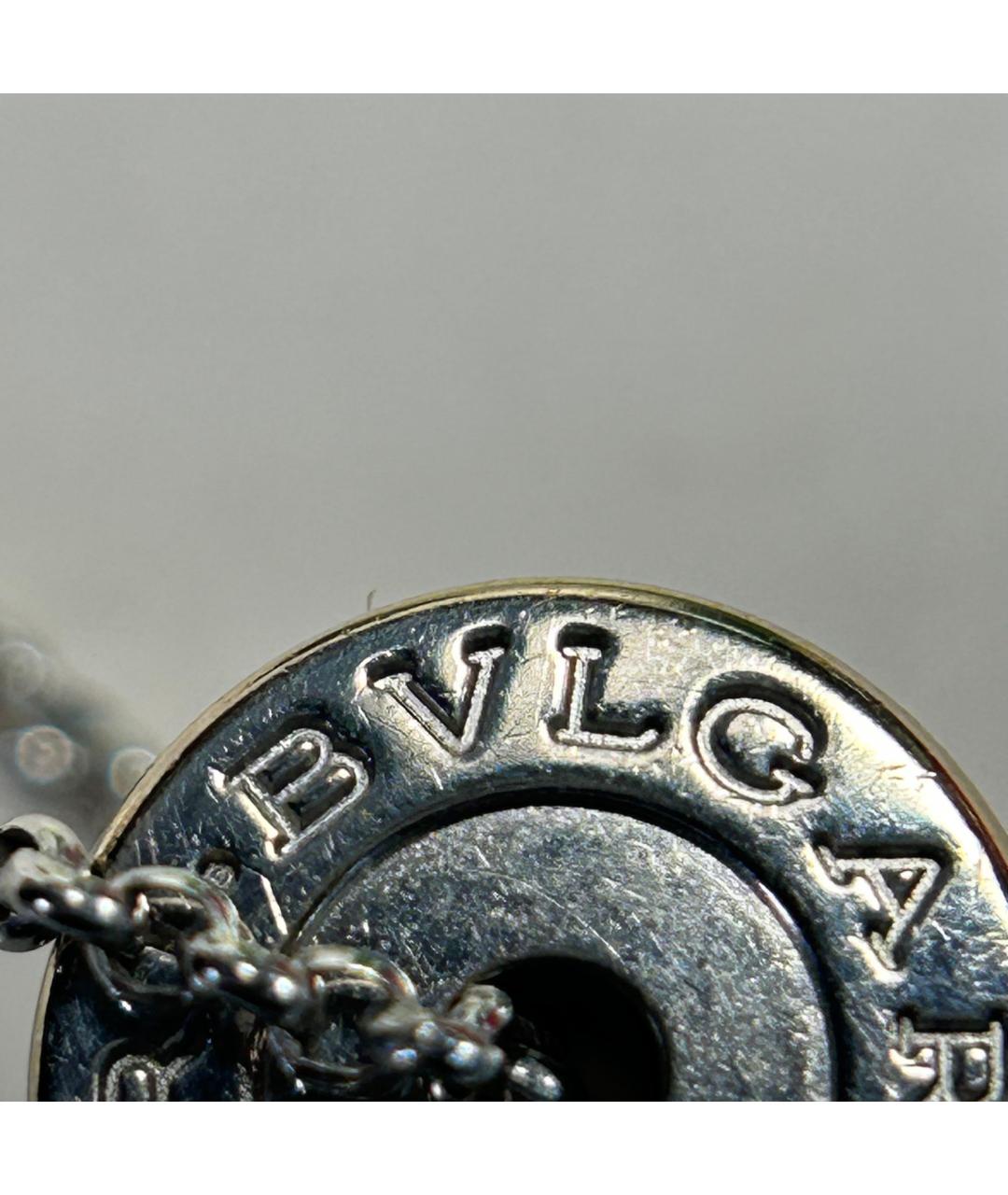 BVLGARI Серебряное колье из белого золота, фото 9