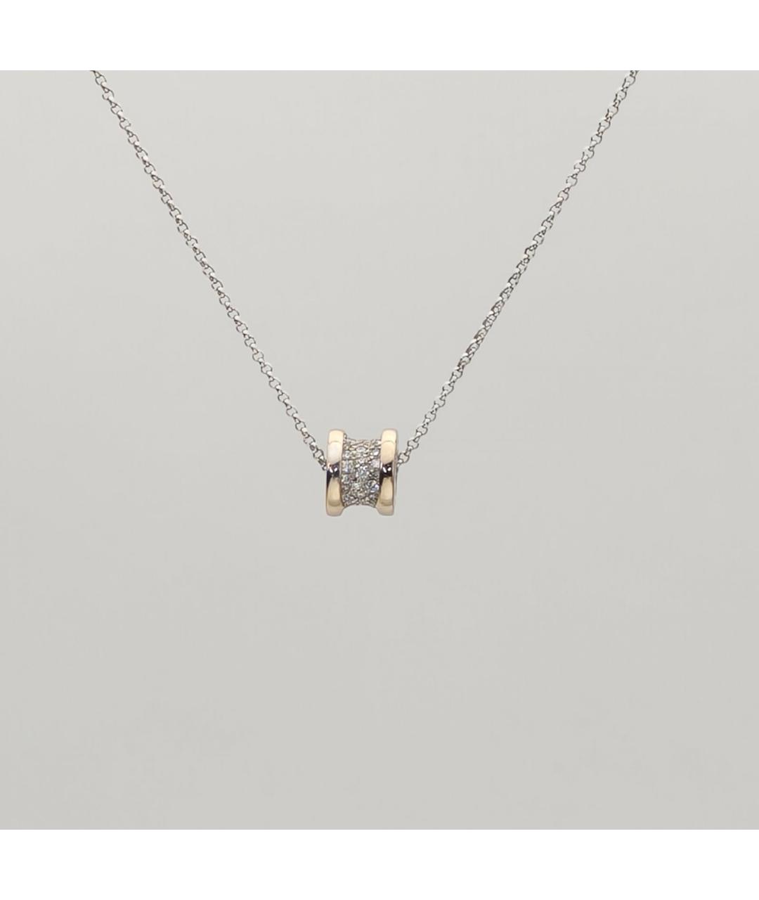 BVLGARI Серебряное колье из белого золота, фото 3