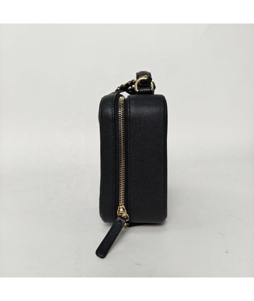 CHANEL Черная кожаная сумка через плечо, фото 5