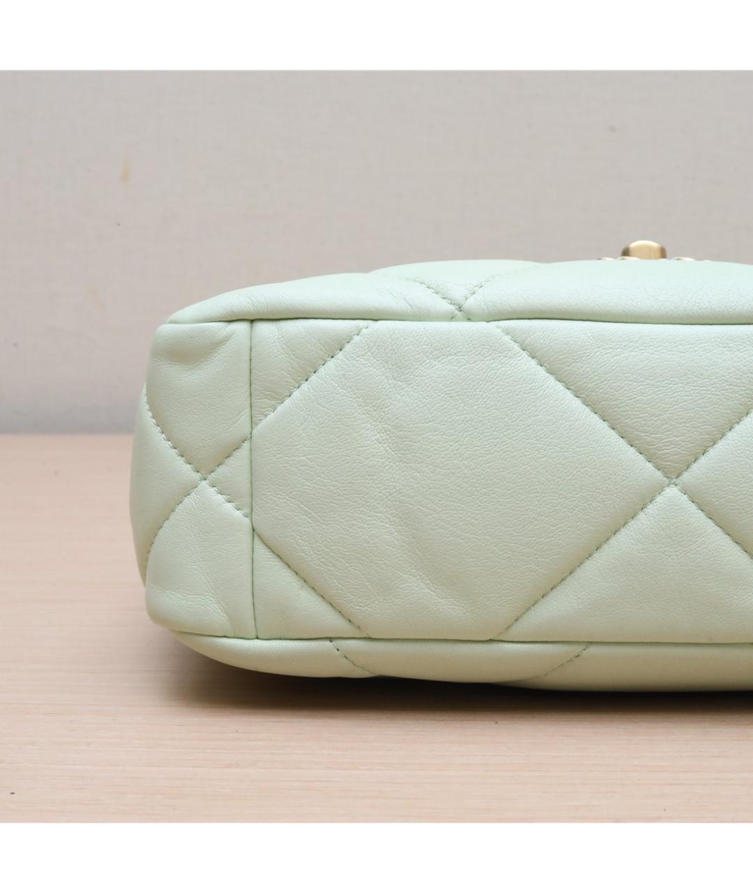 CHANEL Салатовая сумка через плечо, фото 8