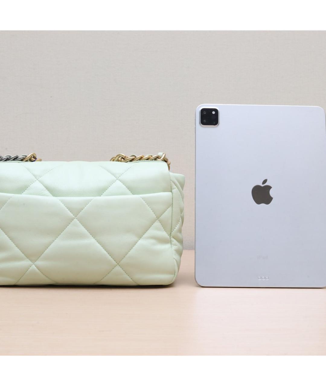 CHANEL Салатовая сумка через плечо, фото 6