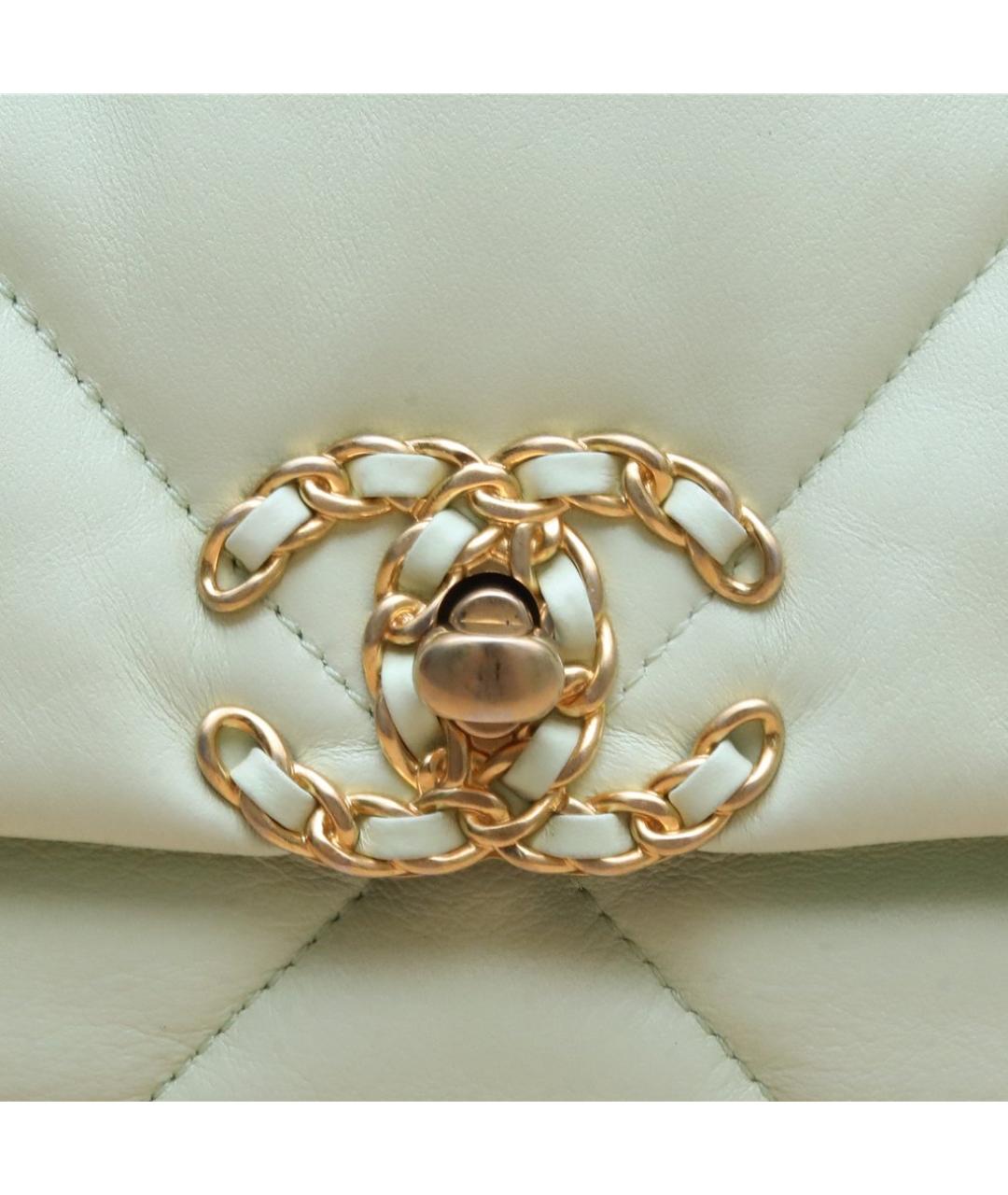 CHANEL Салатовая сумка через плечо, фото 7