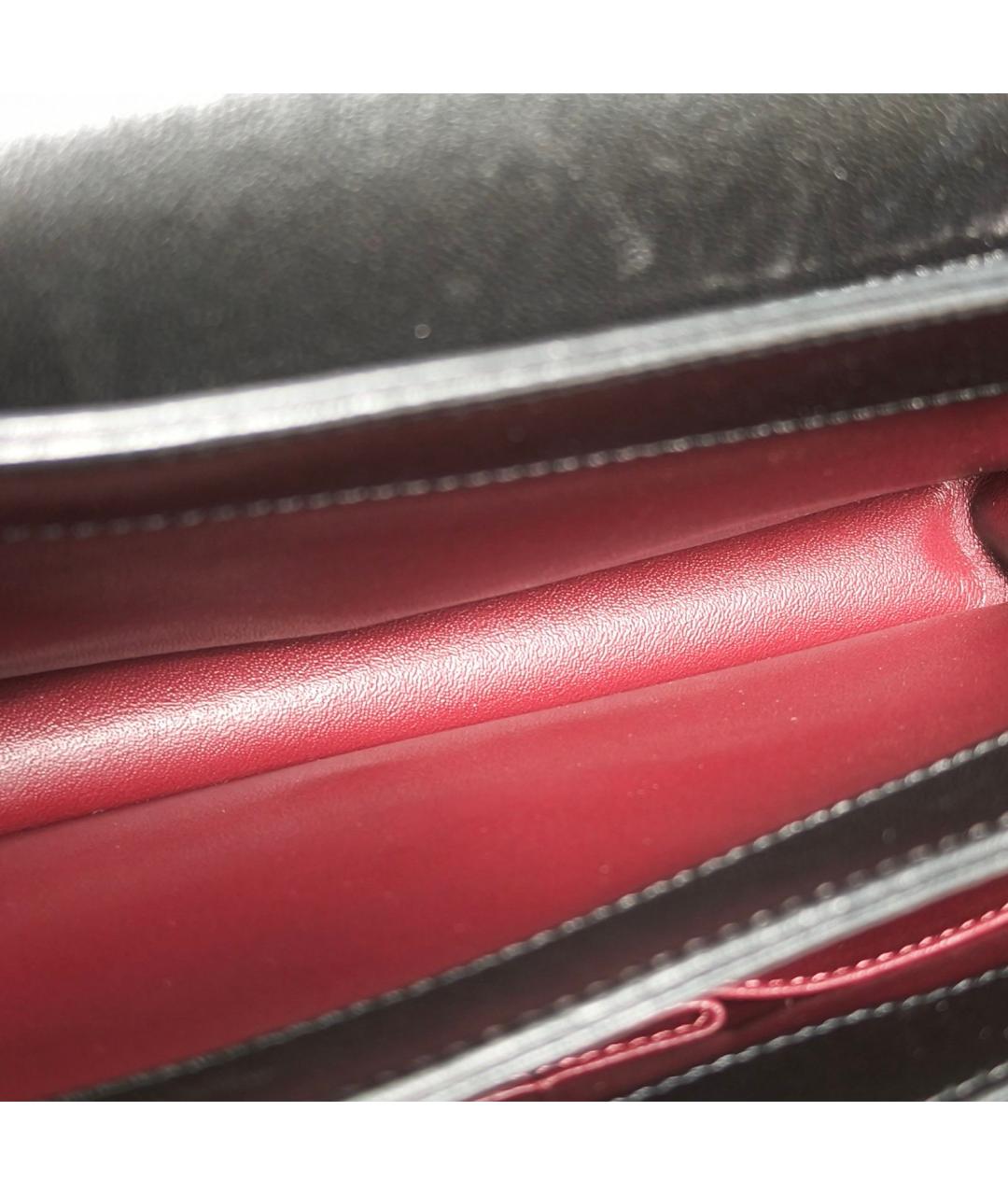 CHANEL Черная кожаная сумка через плечо, фото 2