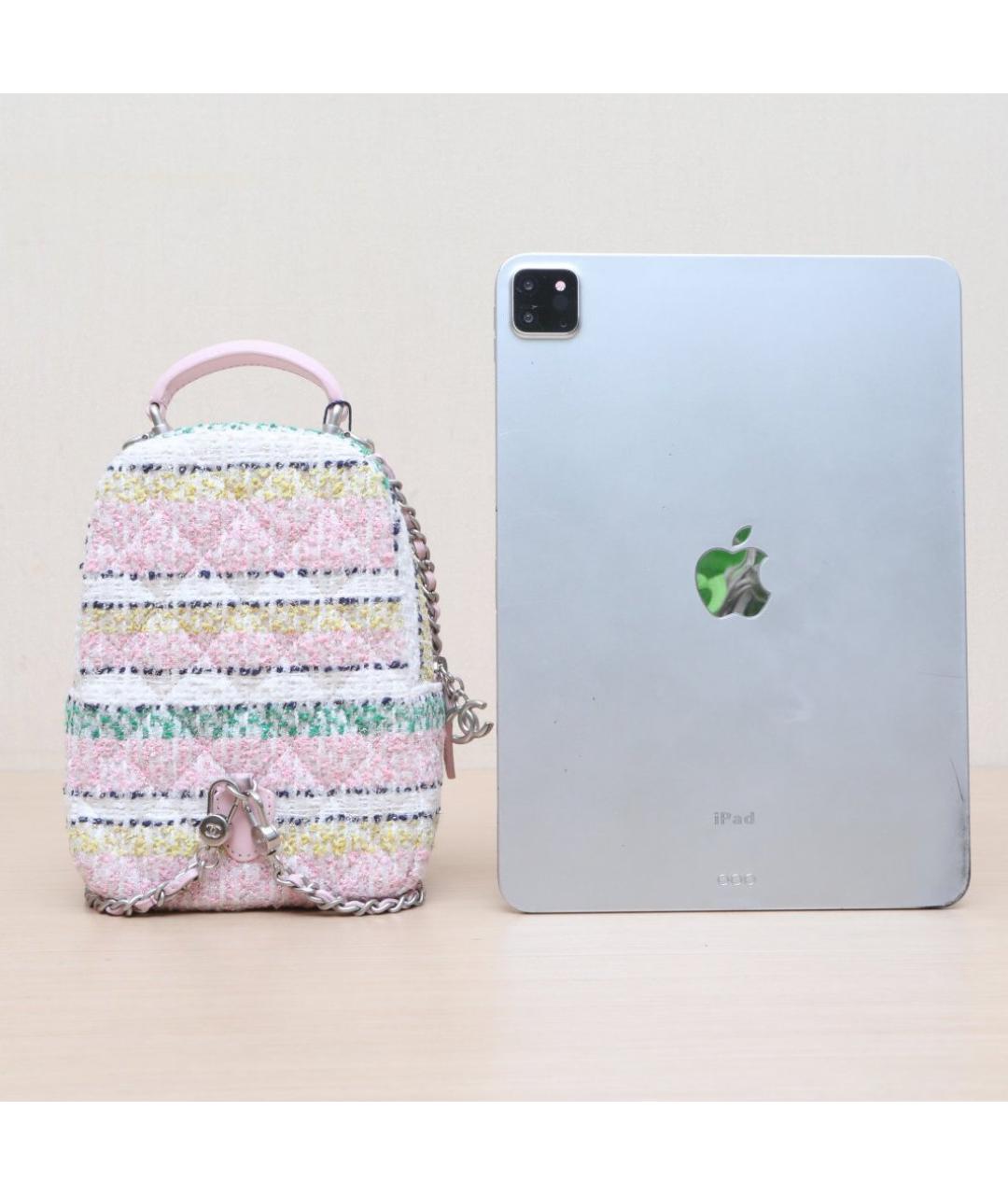 CHANEL Розовый рюкзак, фото 6