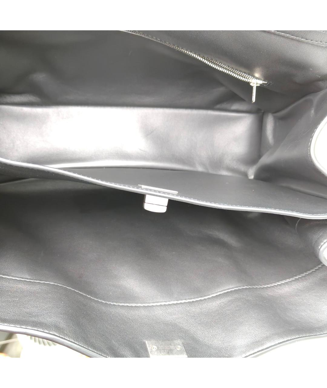 BALENCIAGA Черная кожаная сумка через плечо, фото 8