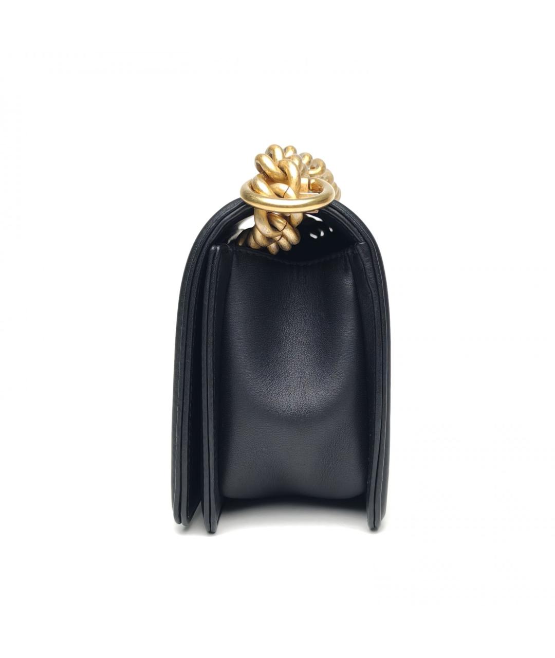 CHANEL Черная кожаная сумка через плечо, фото 3