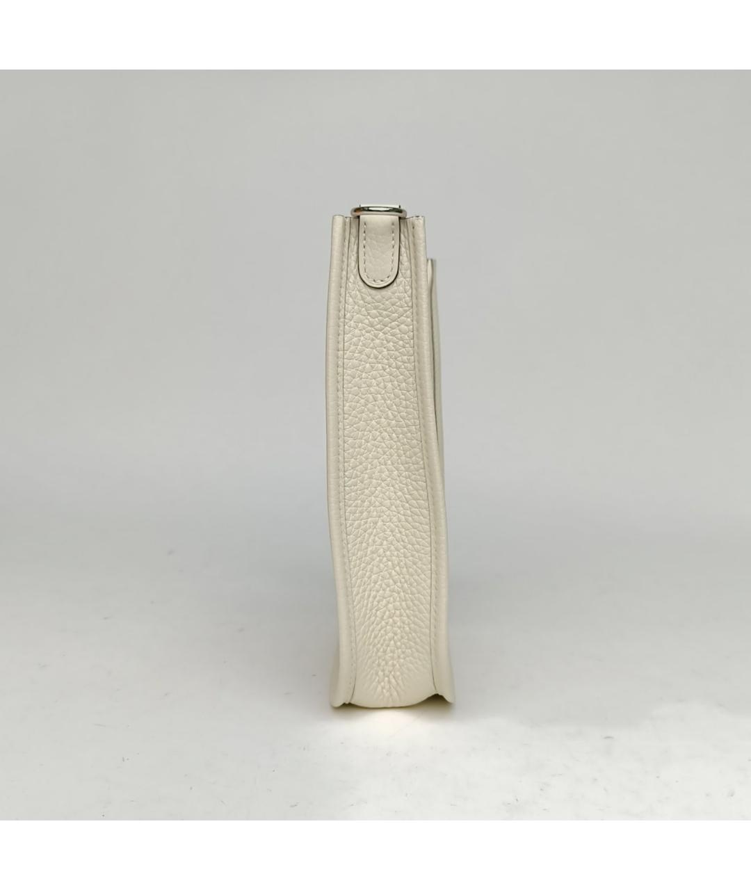 HERMES Бежевая кожаная сумка через плечо, фото 3