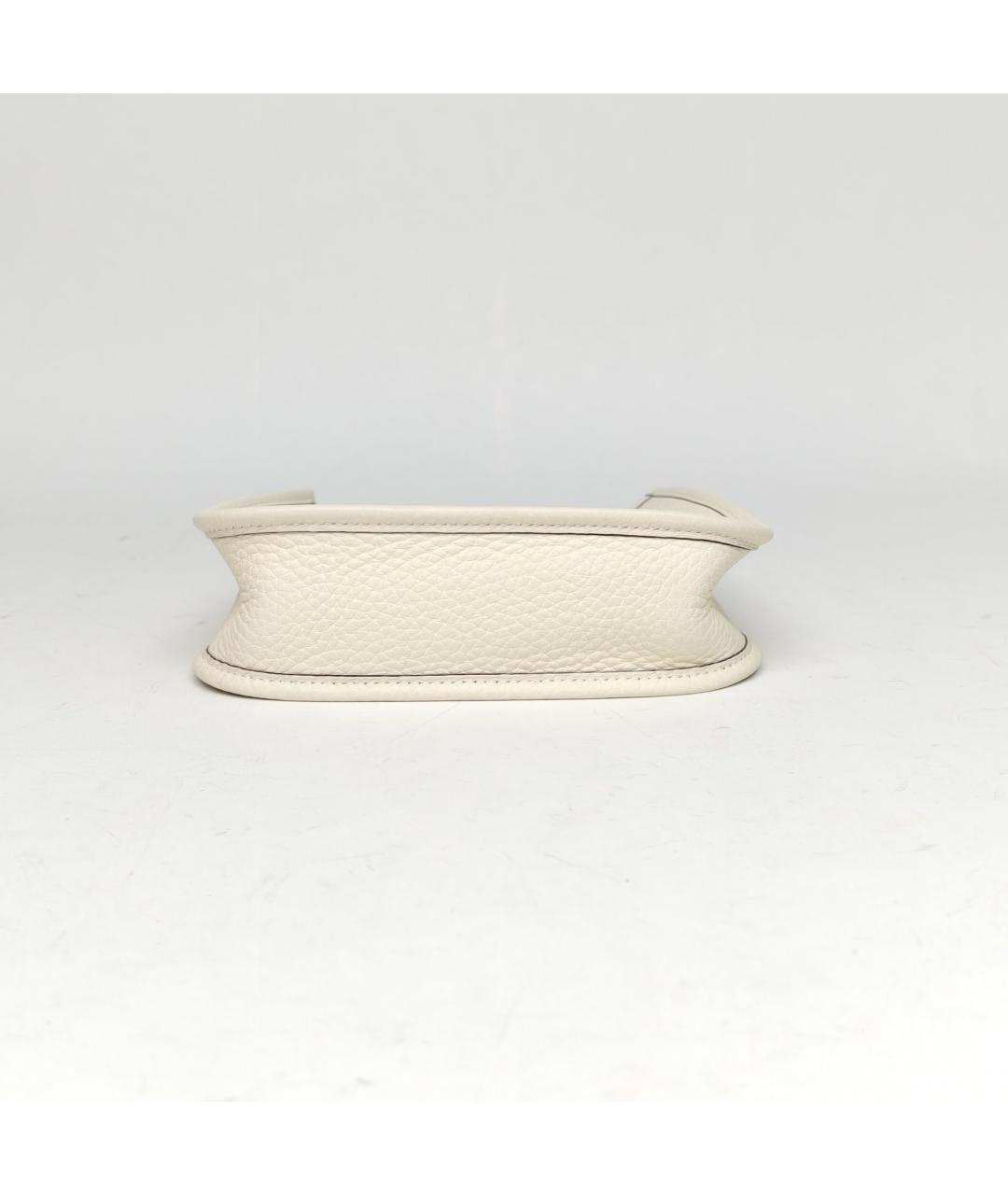 HERMES Бежевая кожаная сумка через плечо, фото 6