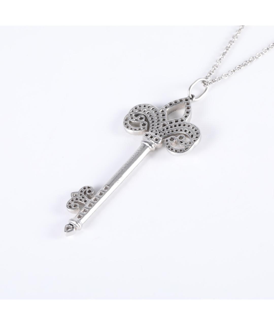 TIFFANY&CO Серебряное платиновое колье, фото 3