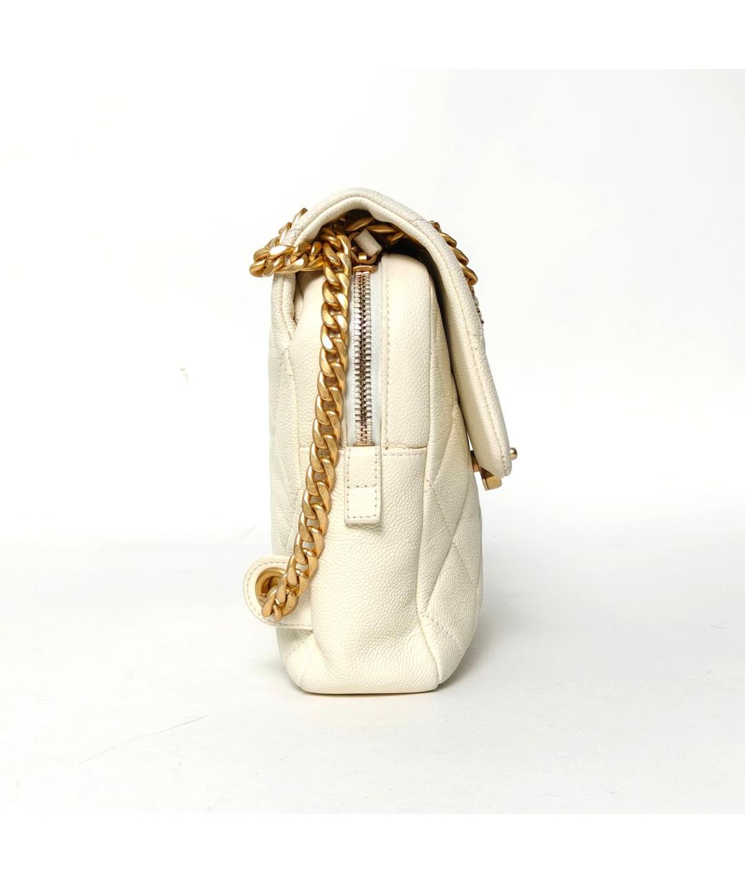 CHANEL Белый кожаный рюкзак, фото 5