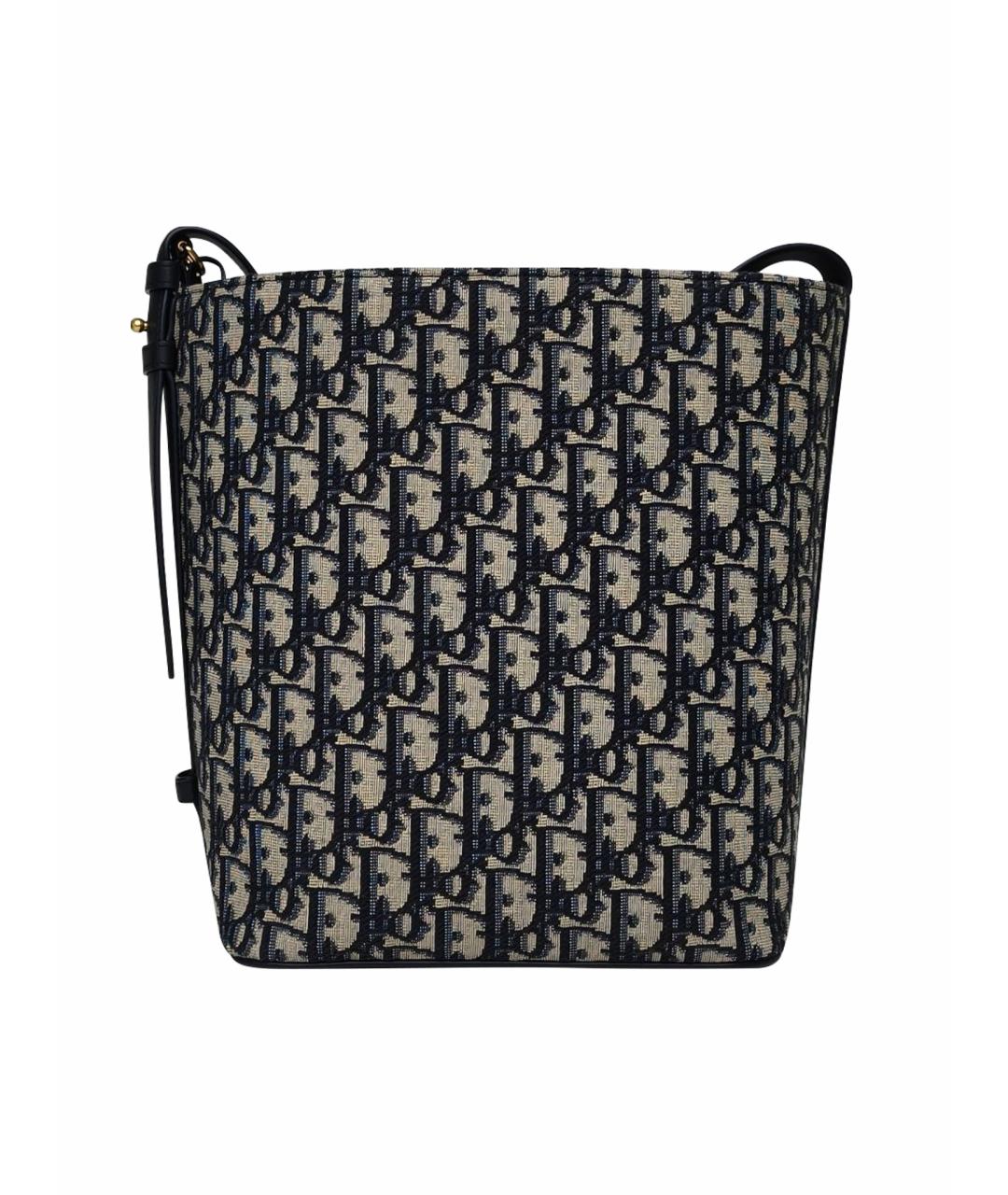 CHRISTIAN DIOR Темно-синяя сумка через плечо, фото 1