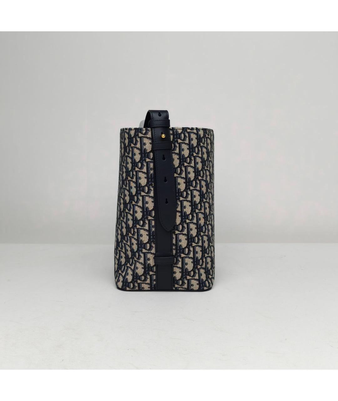 CHRISTIAN DIOR Темно-синяя сумка через плечо, фото 4