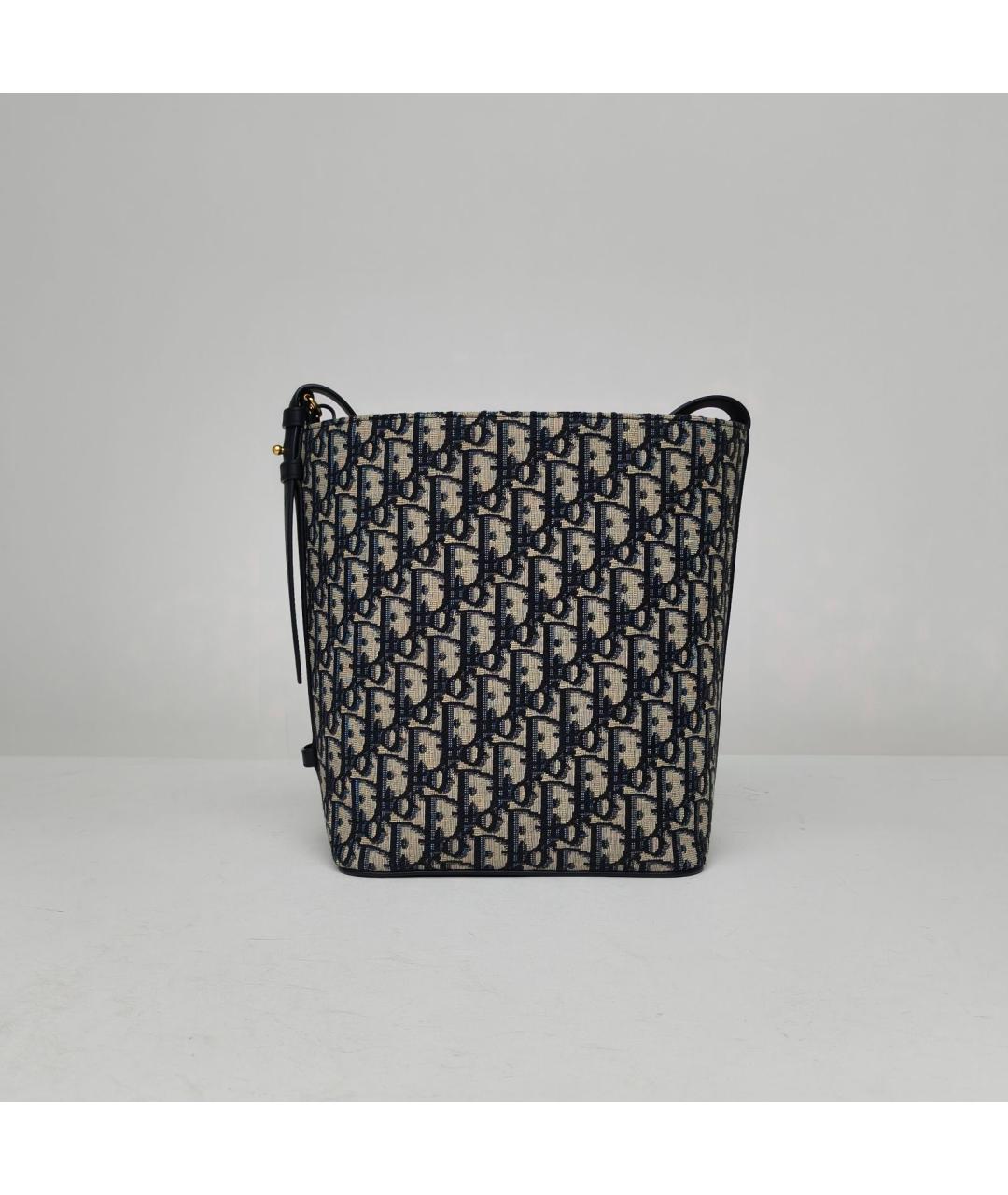 CHRISTIAN DIOR Темно-синяя сумка через плечо, фото 7