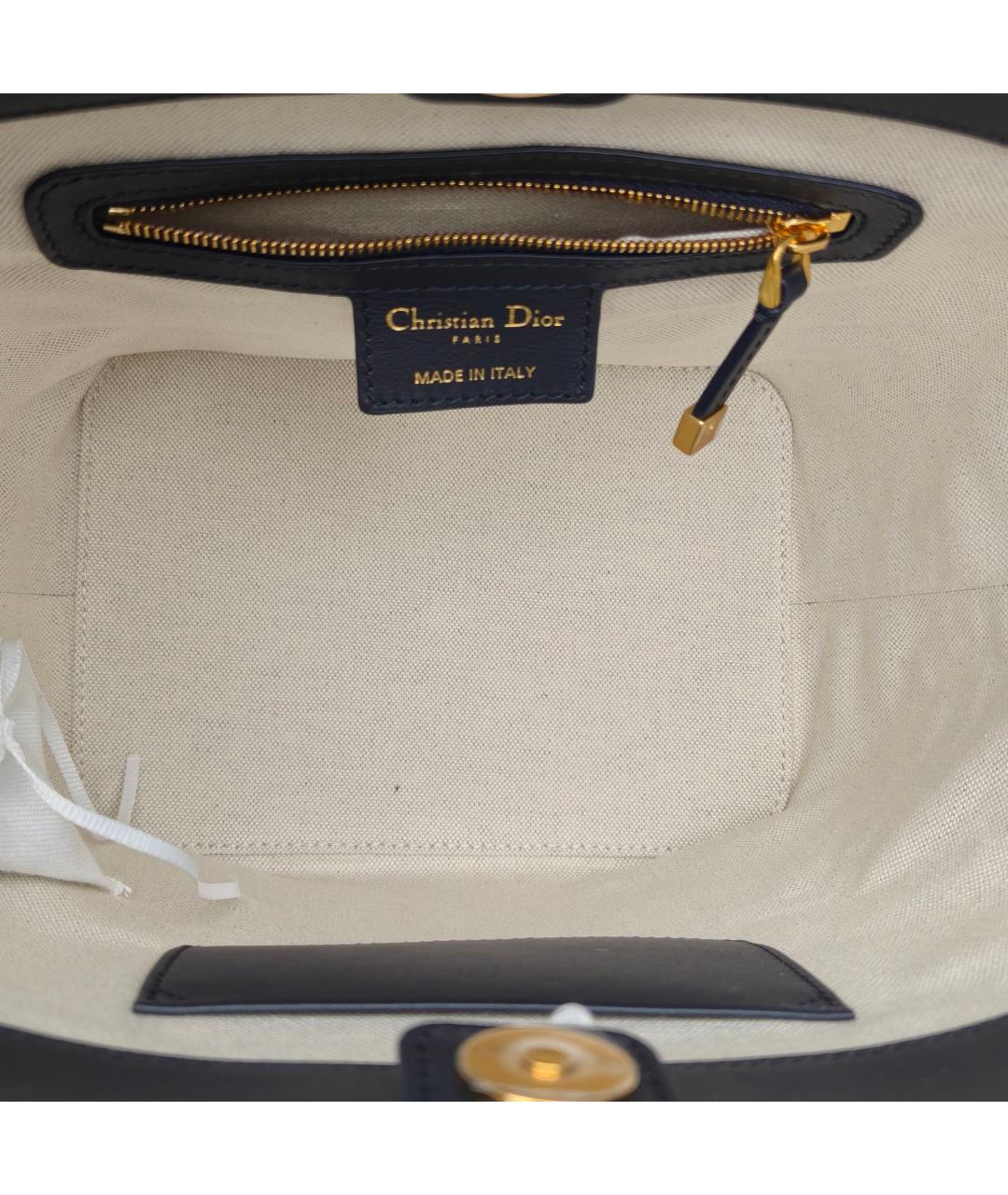 CHRISTIAN DIOR Темно-синяя сумка через плечо, фото 6