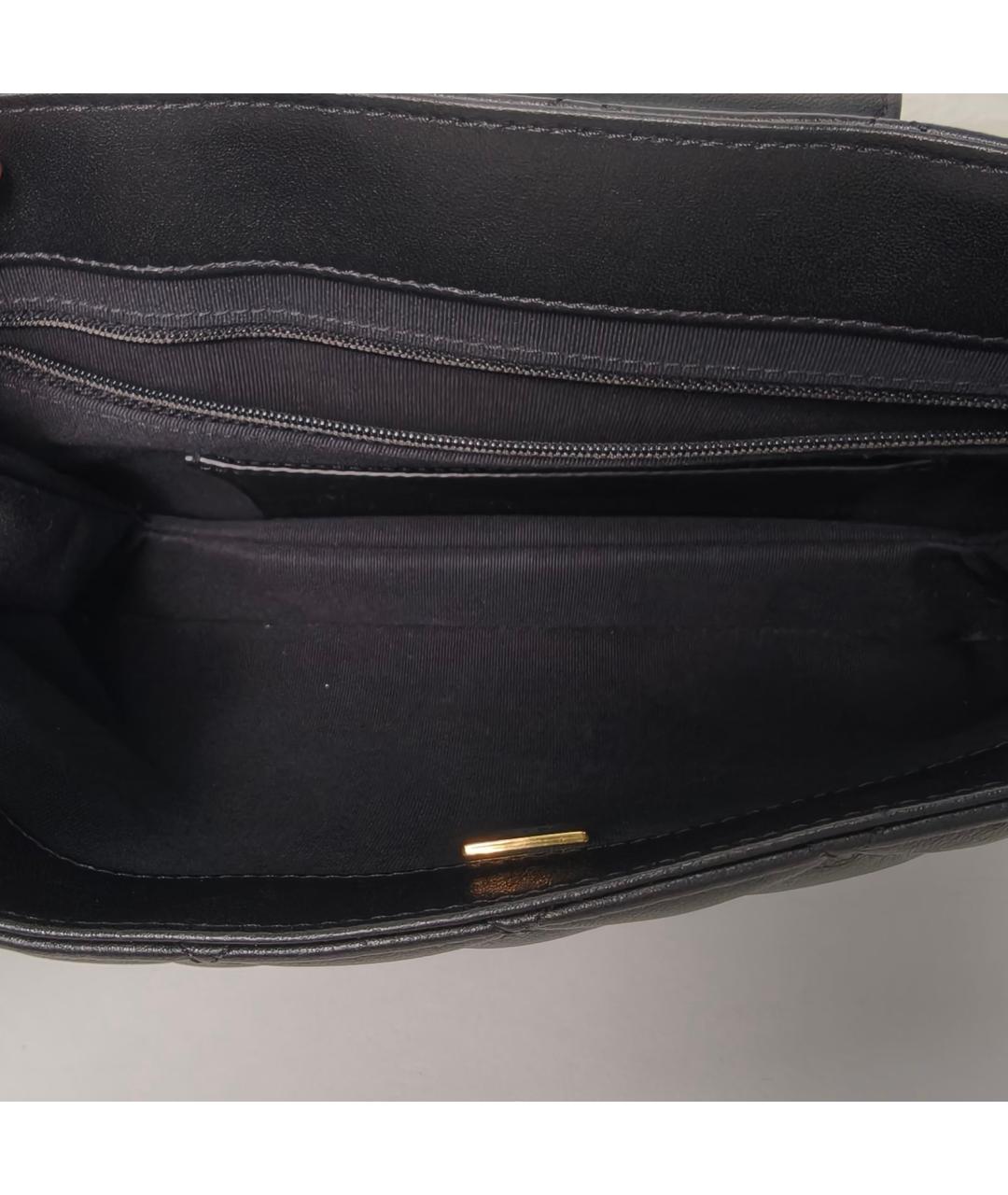 CHANEL Черная кожаная сумка через плечо, фото 8