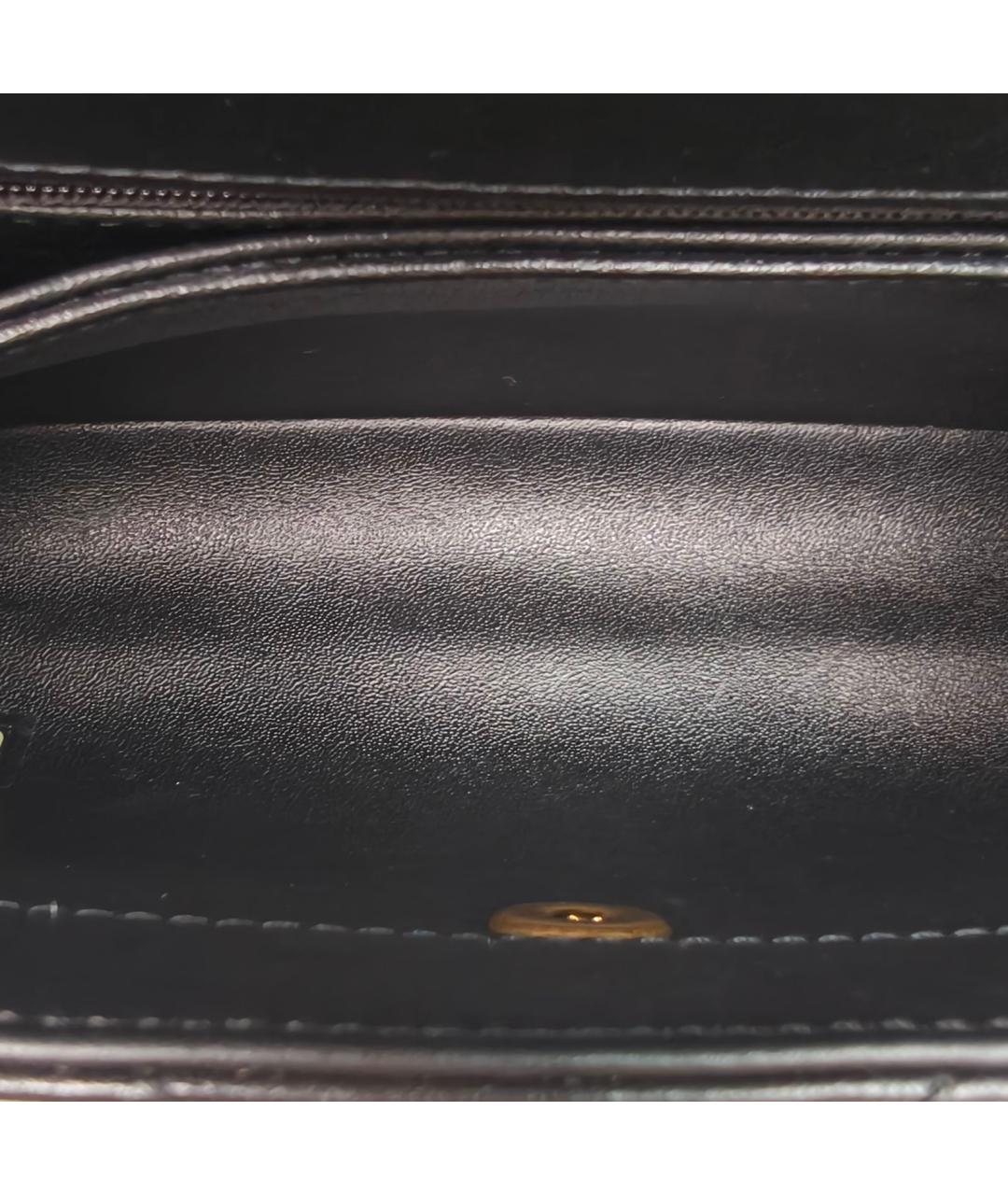 CHANEL Черная кожаная сумка через плечо, фото 8