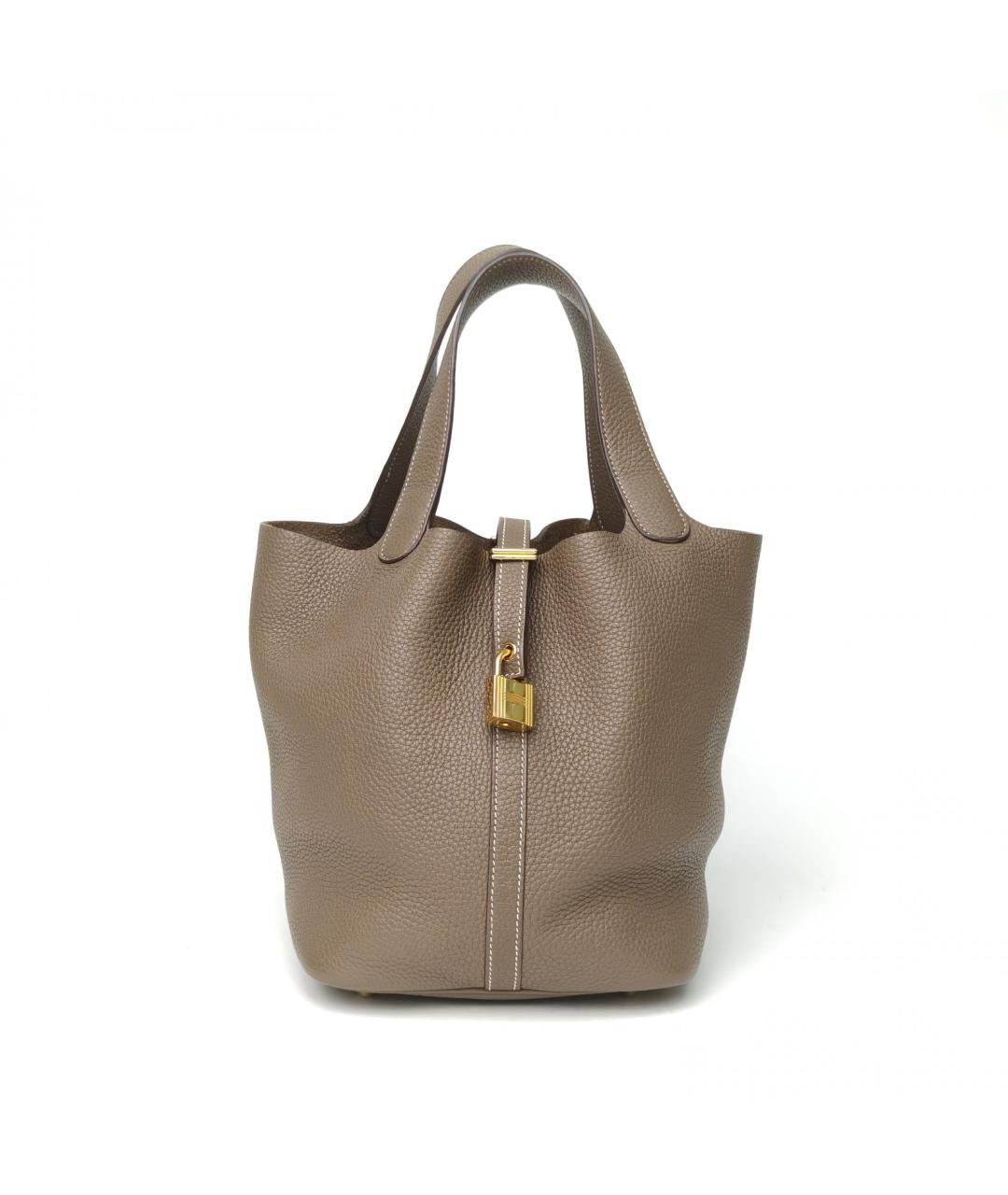 HERMES Коричневая кожаная сумка через плечо, фото 2