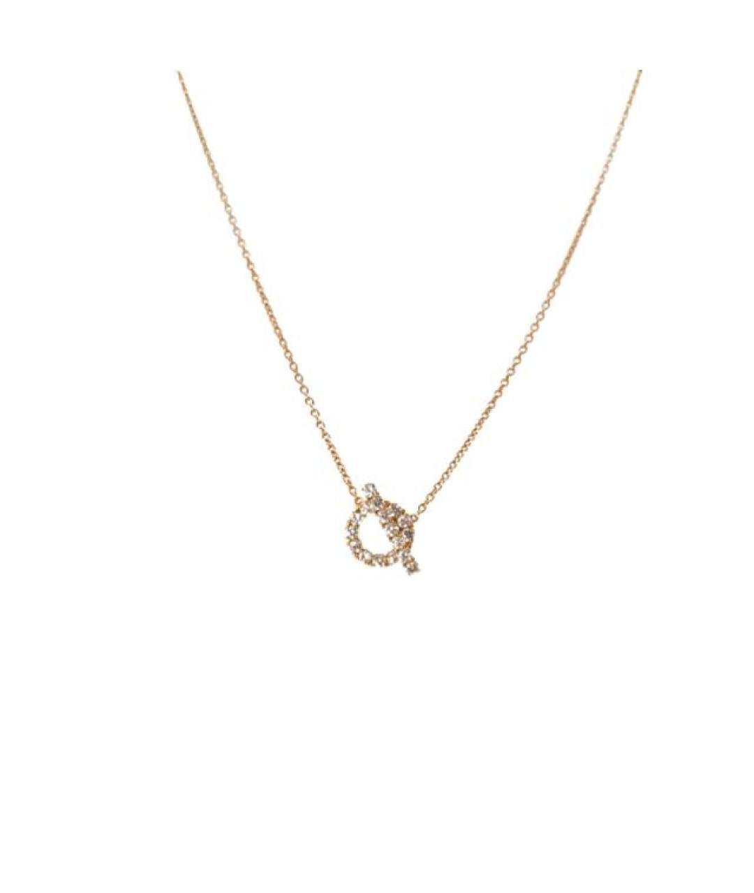 HERMES Золотое колье из розового золота, фото 1