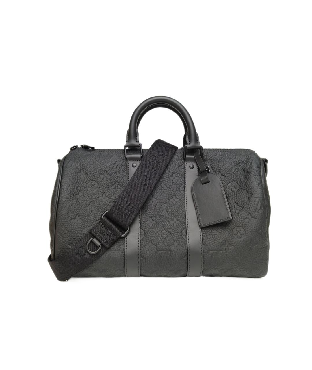 LOUIS VUITTON Антрацитовая дорожная/спортивная сумка, фото 9