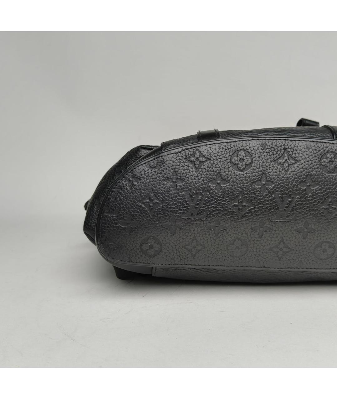 LOUIS VUITTON Черный кожаный рюкзак, фото 6