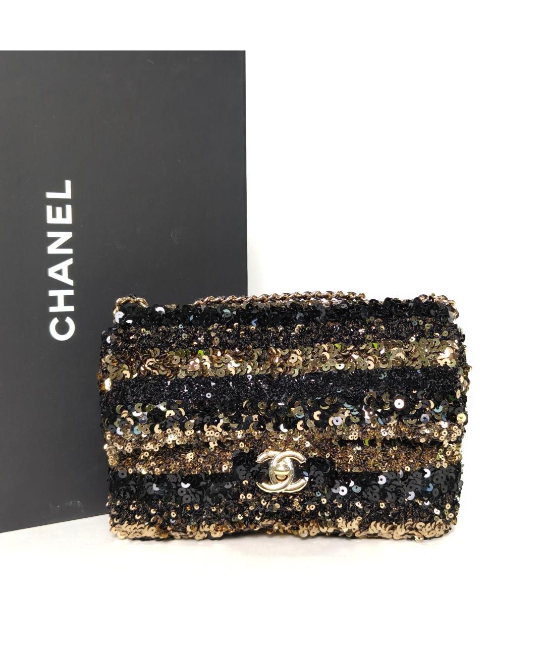 CHANEL Черная сумка через плечо, фото 9