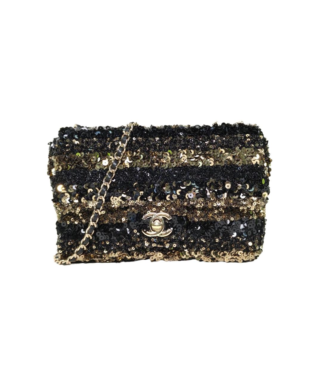 CHANEL Черная сумка через плечо, фото 10