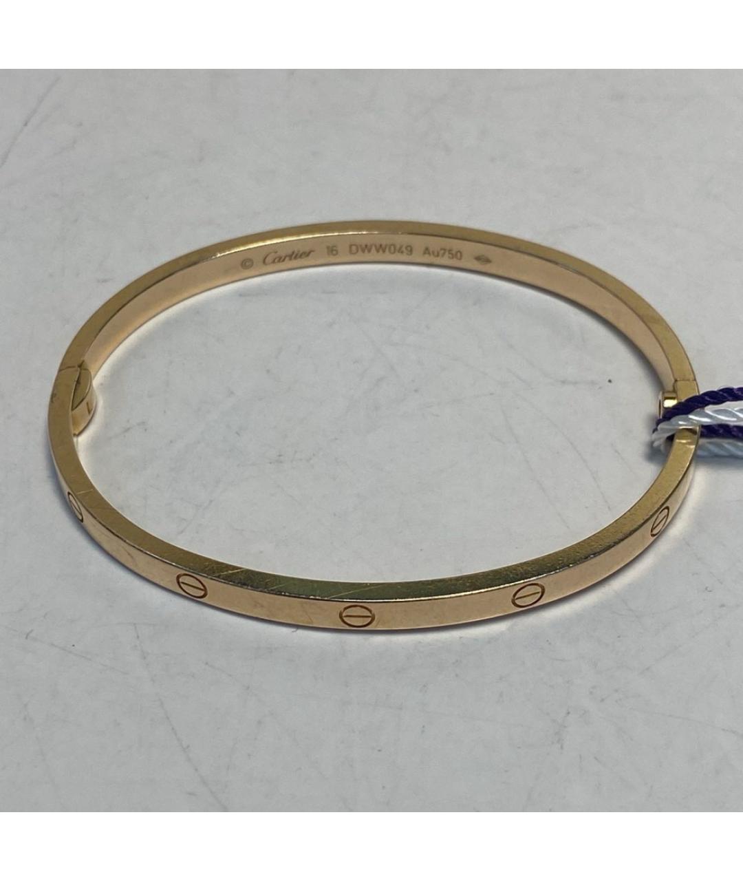 CARTIER Золотой браслет из розового золота, фото 7