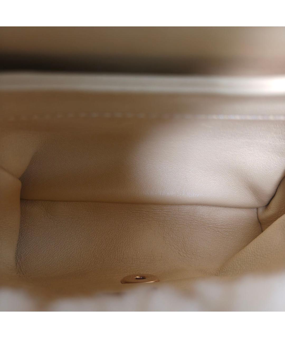 CHANEL Желтая сумка через плечо, фото 8