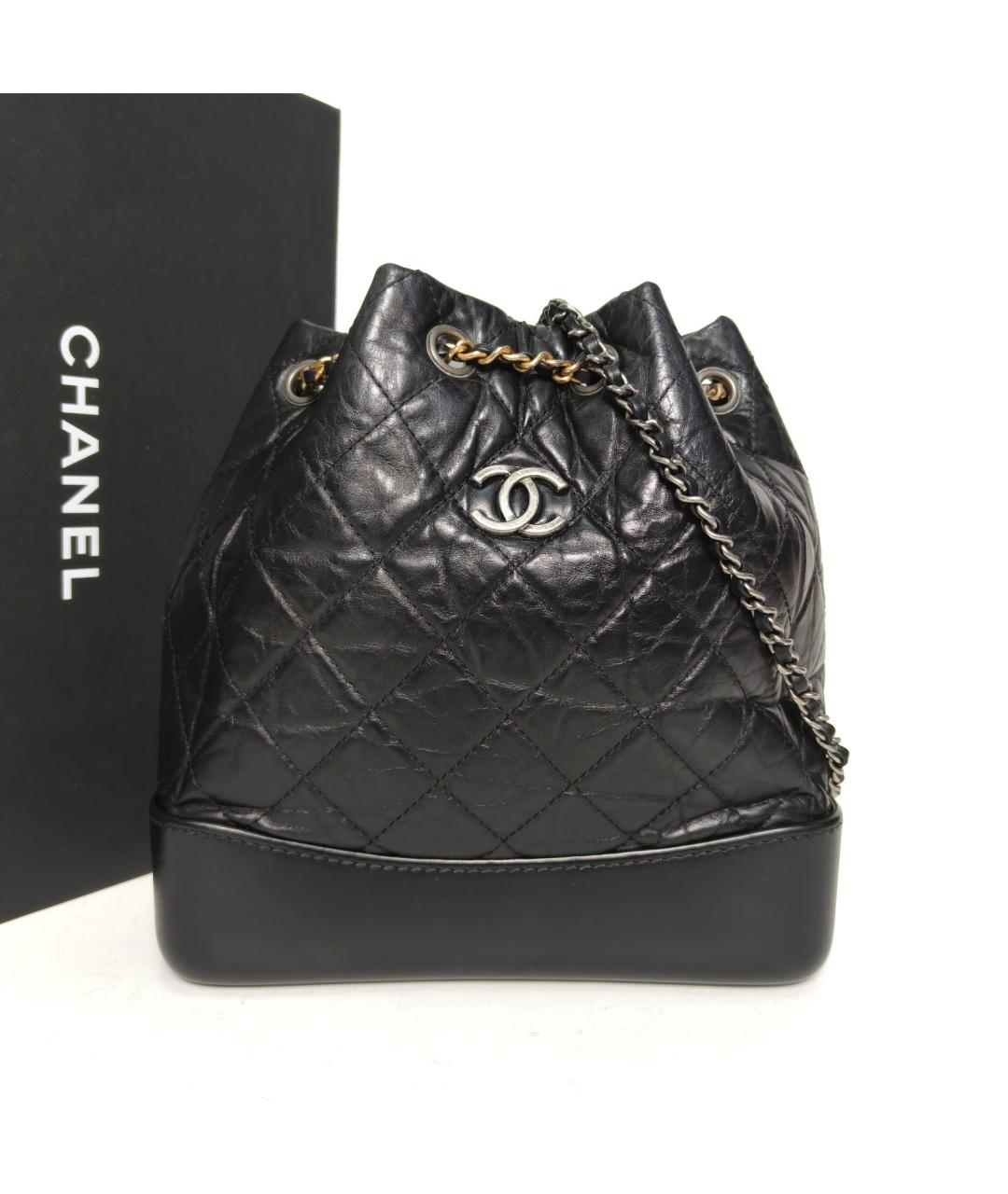 CHANEL Черный рюкзак, фото 9