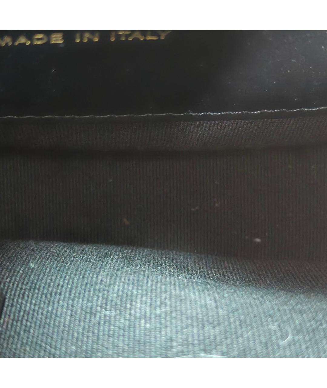 CHANEL Черная кожаная сумка через плечо, фото 8