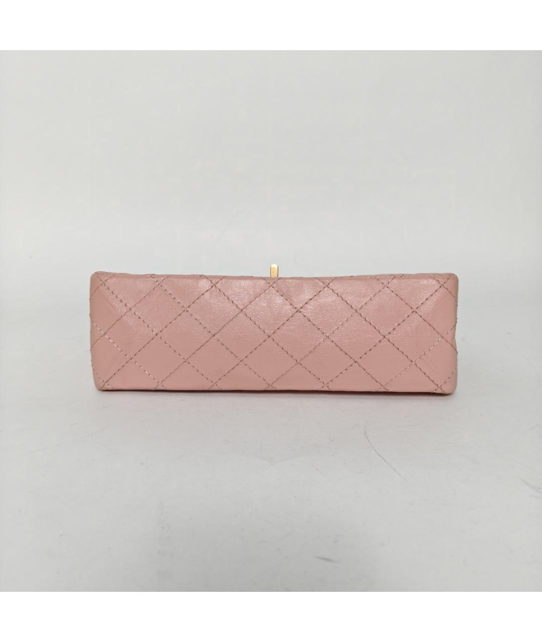CHANEL Розовая кожаная сумка через плечо, фото 6