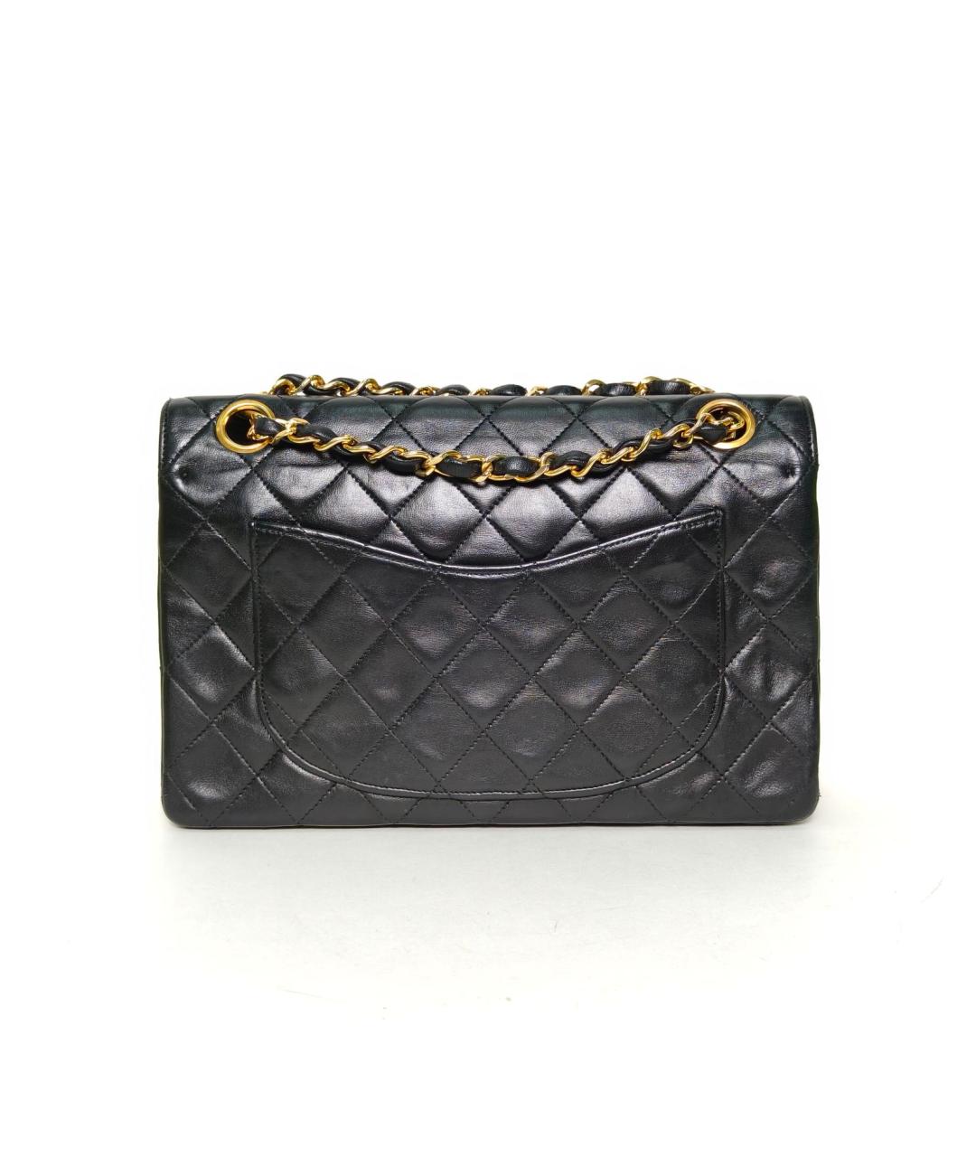 CHANEL Черная кожаная сумка через плечо, фото 4