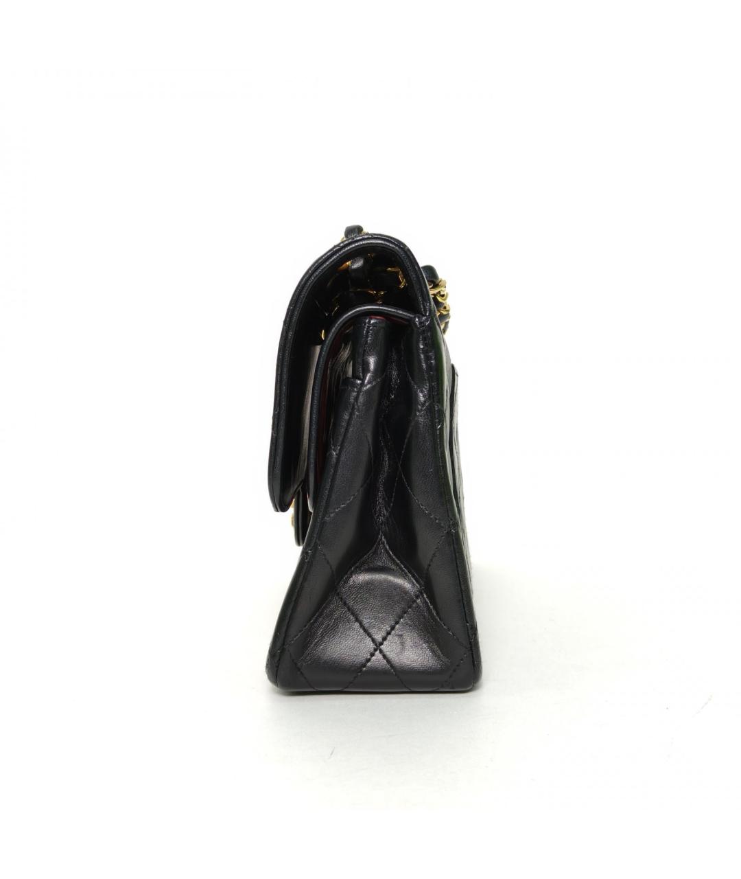 CHANEL Черная кожаная сумка через плечо, фото 3