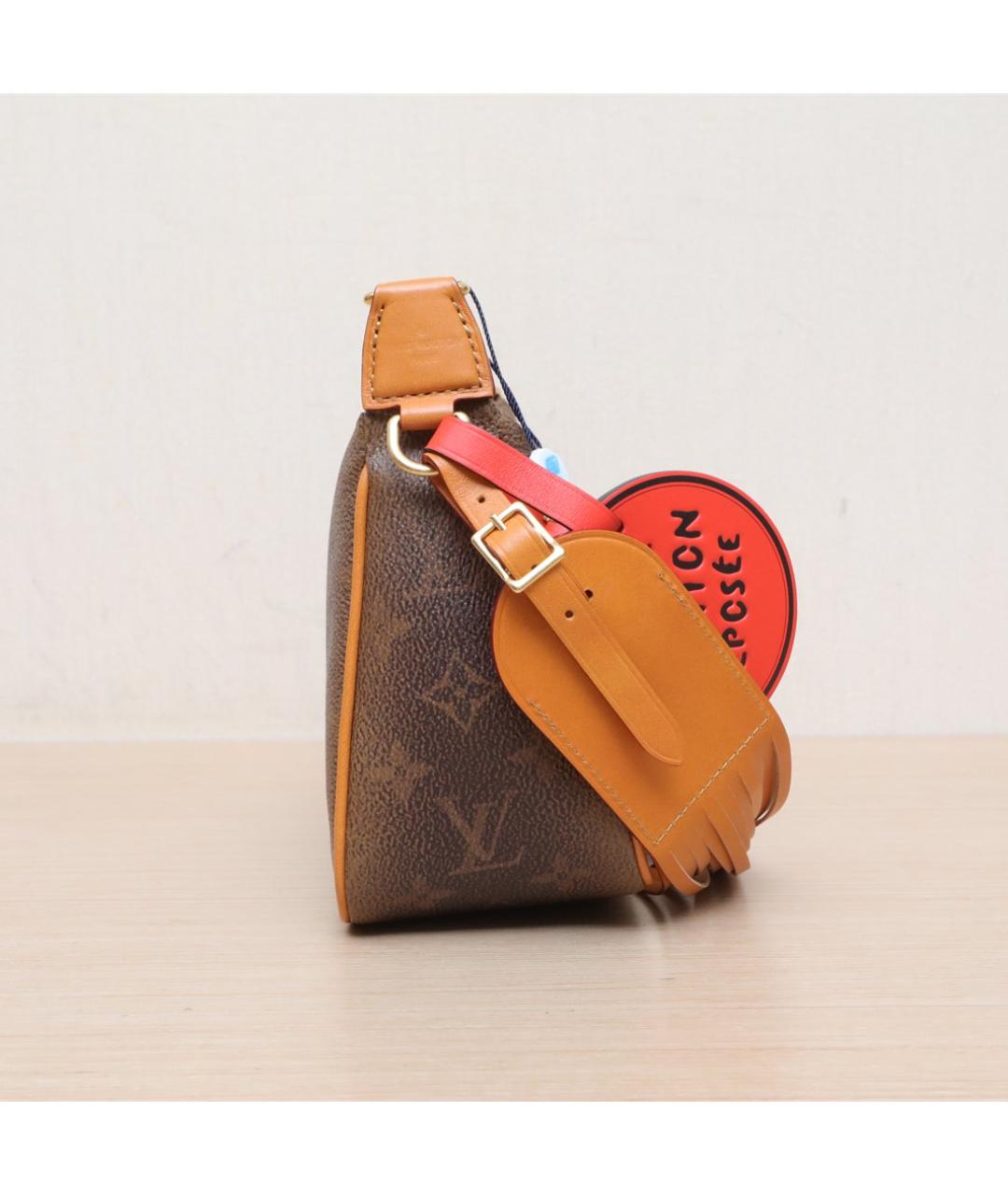 LOUIS VUITTON Коричневая сумка через плечо, фото 4