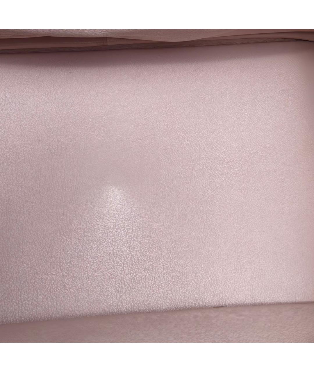 HERMES Розовая кожаная сумка через плечо, фото 8