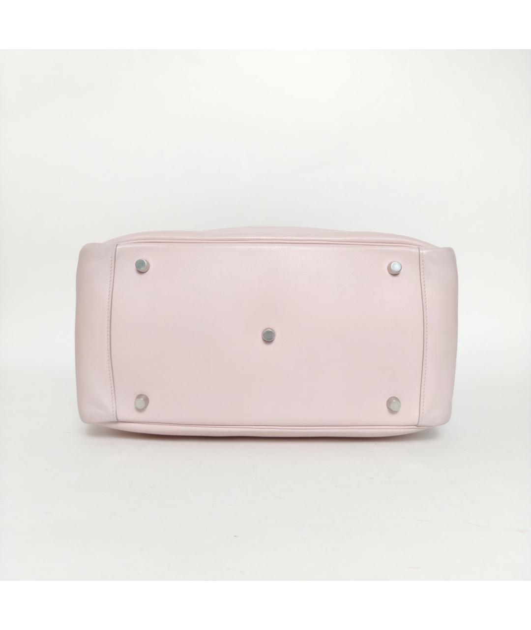 HERMES Розовая кожаная сумка через плечо, фото 6