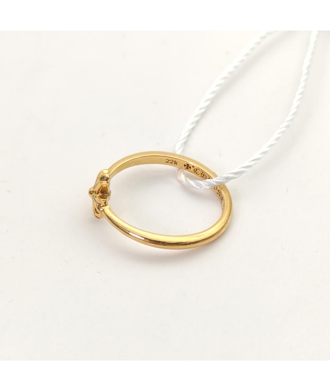 CHROME HEARTS Золотое кольцо из желтого золота, фото 5