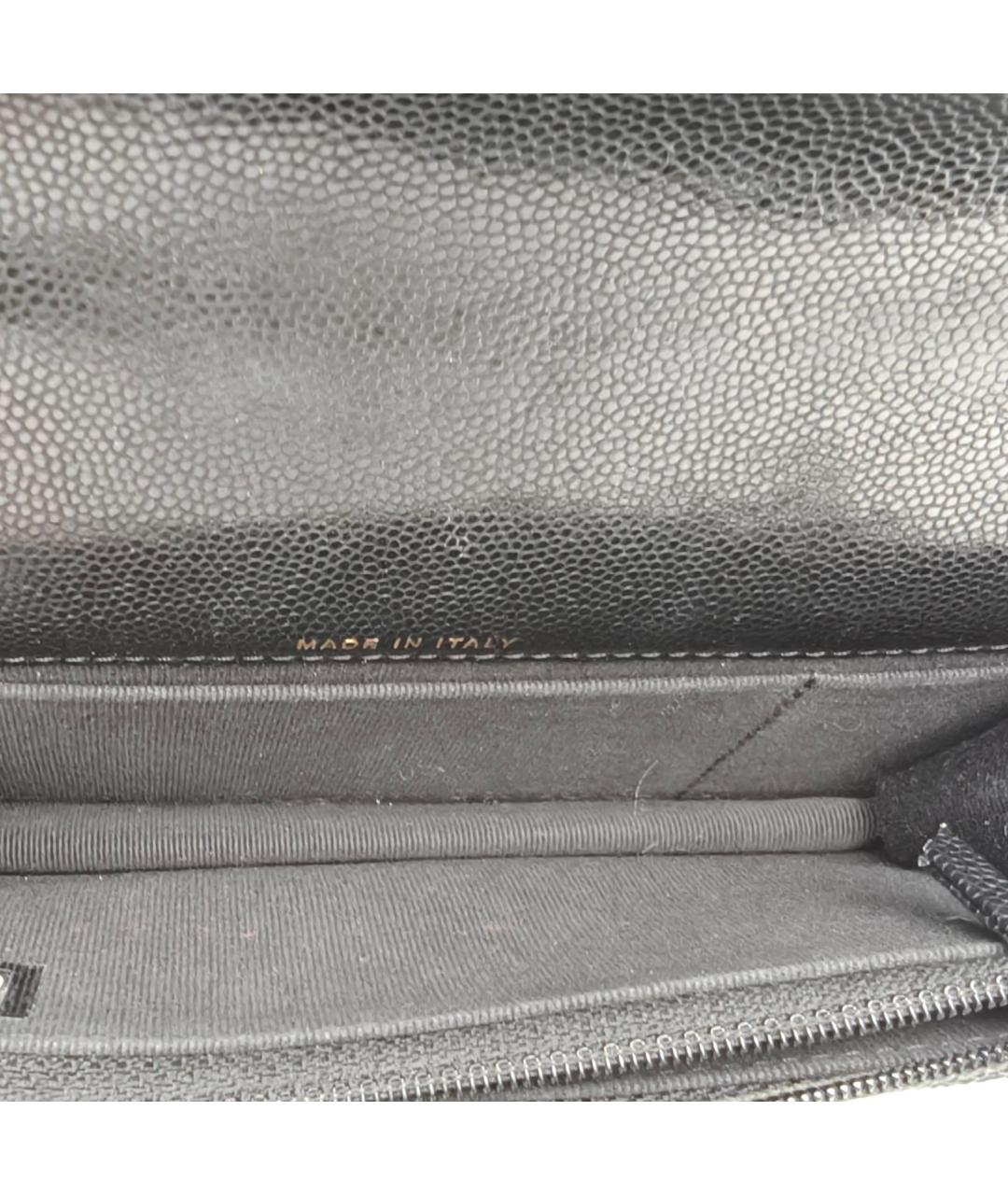 CHANEL Черная кожаная сумка через плечо, фото 8