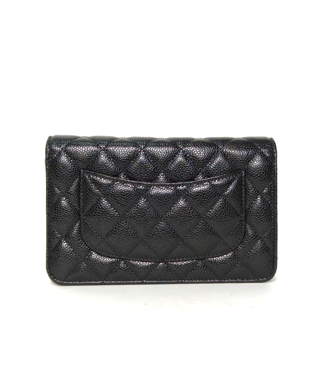 CHANEL Черная кожаная сумка через плечо, фото 4