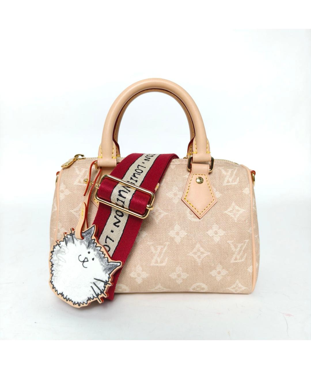 LOUIS VUITTON Бежевая сумка через плечо, фото 2