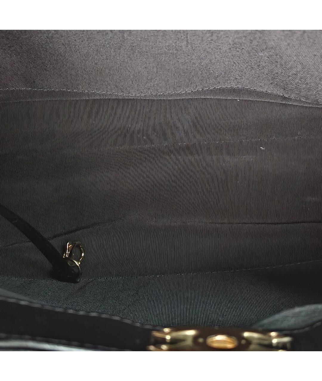 CHANEL Черная кожаная сумка через плечо, фото 8