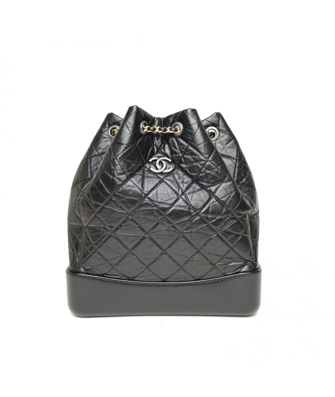 CHANEL Черный кожаный рюкзак, фото 2