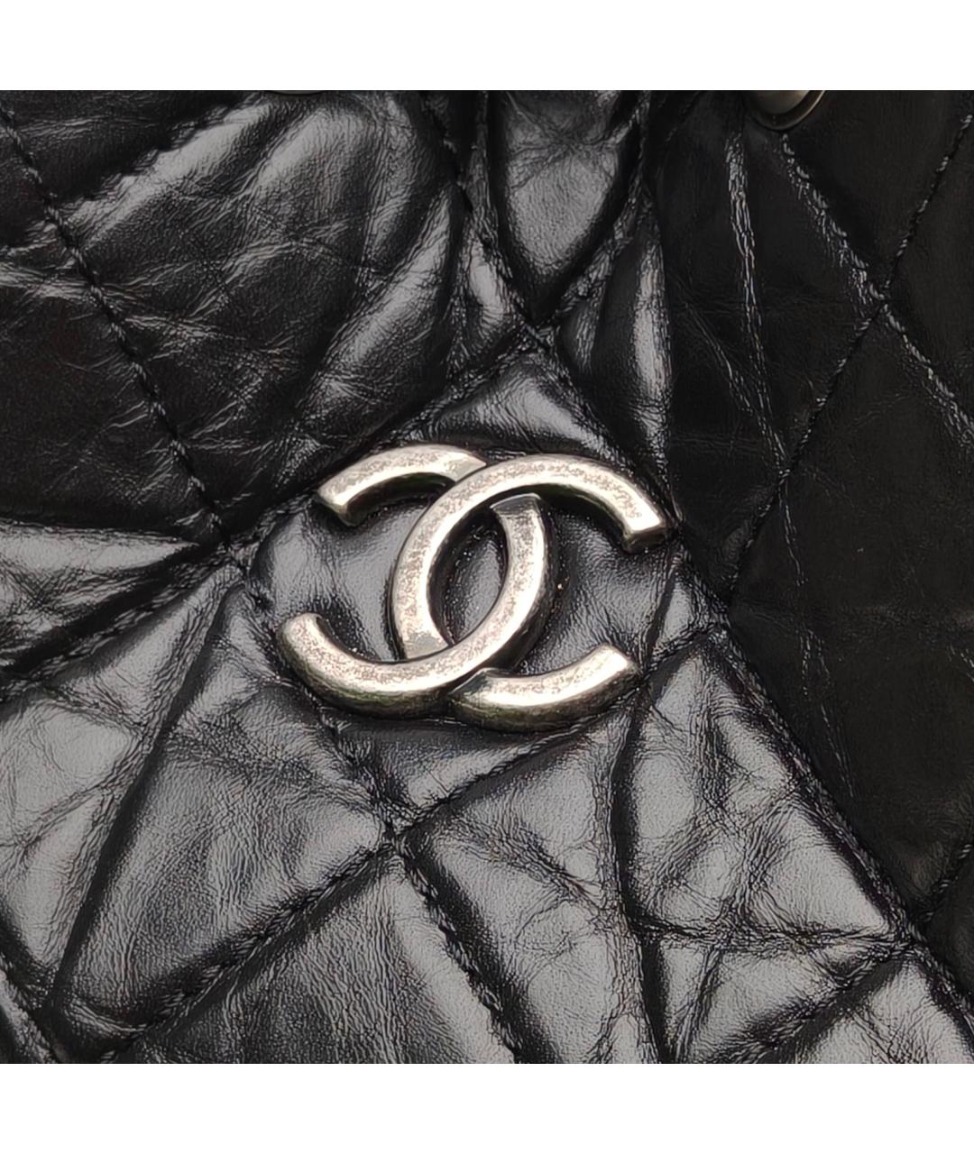 CHANEL Черный кожаный рюкзак, фото 7