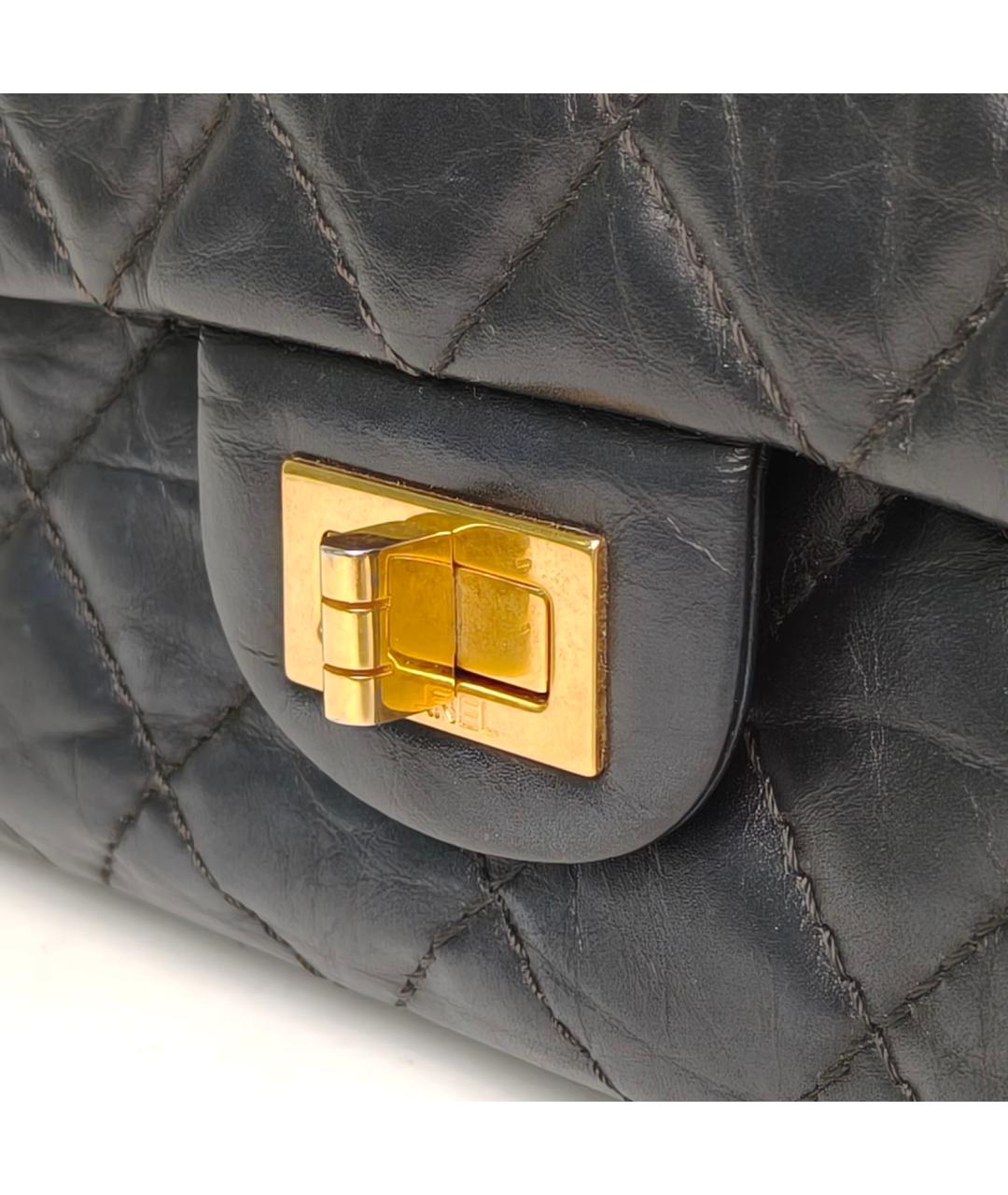 CHANEL Черная кожаная сумка через плечо, фото 8