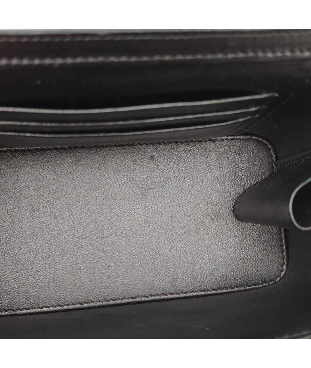 CHANEL Черная кожаная сумка через плечо, фото 9