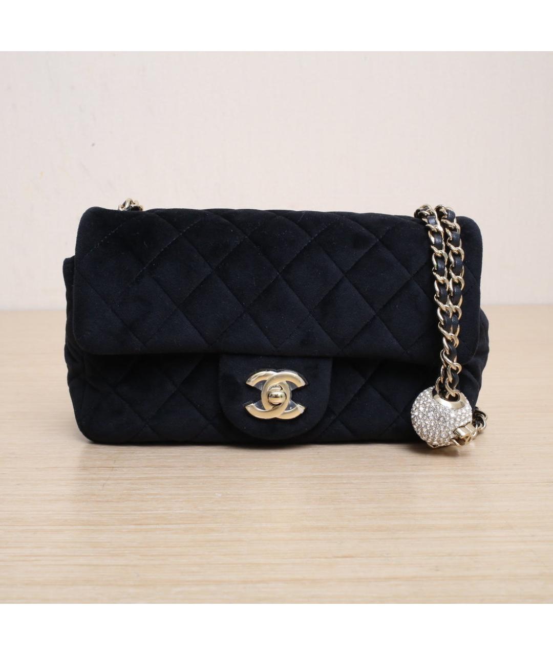 CHANEL Черная сумка через плечо, фото 3