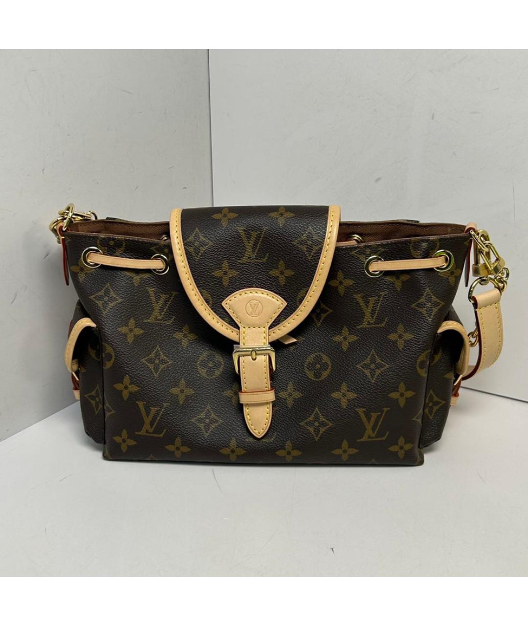 LOUIS VUITTON Коричневая сумка через плечо, фото 8