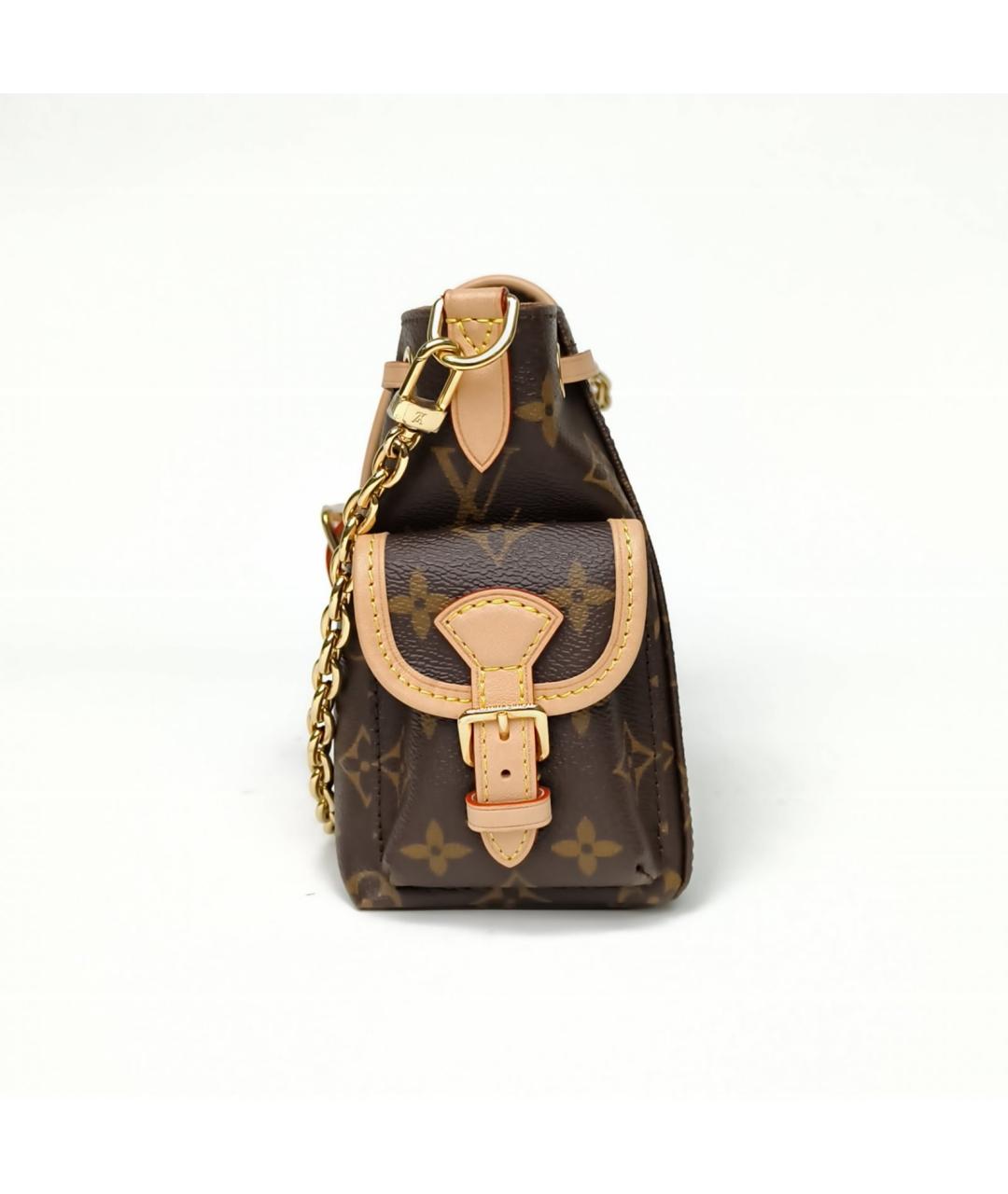 LOUIS VUITTON Коричневая сумка через плечо, фото 3