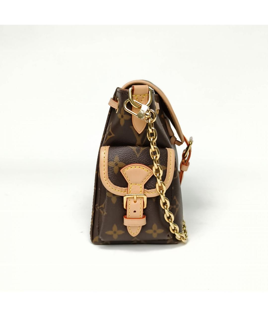 LOUIS VUITTON Коричневая сумка через плечо, фото 5