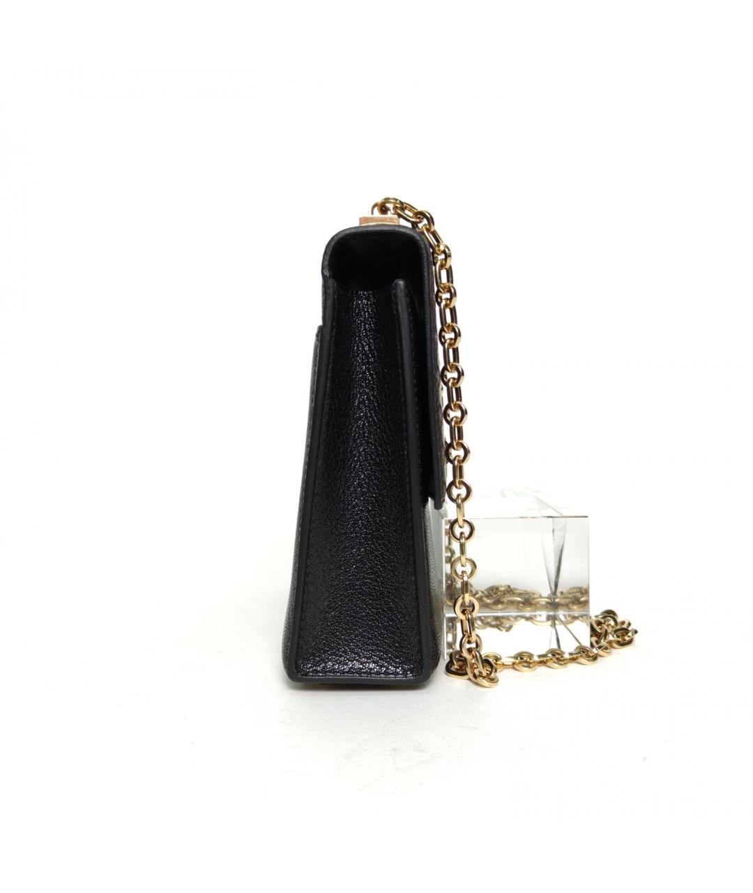 HERMES Черная кожаная сумка через плечо, фото 5